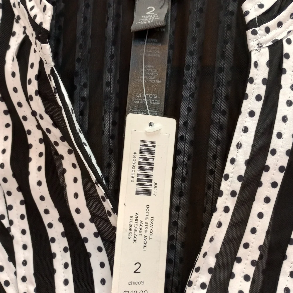 CHICO'S Travelers Collection Dottie Jacket NWT